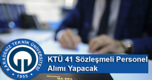 KTÜ Personel Alımı