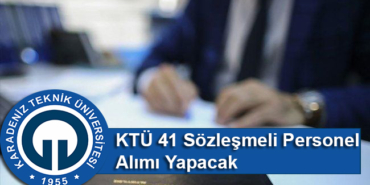 KTÜ Personel Alımı