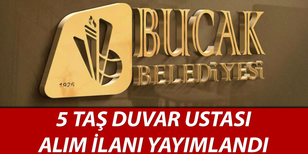 Bucak Belediyesi 5 Temizlik İşçisi Alacak