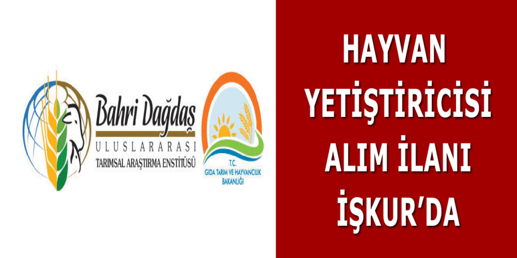 Bahri Dağdaş Enstitüsü Hayvan Yetiştiricisi Alıyor