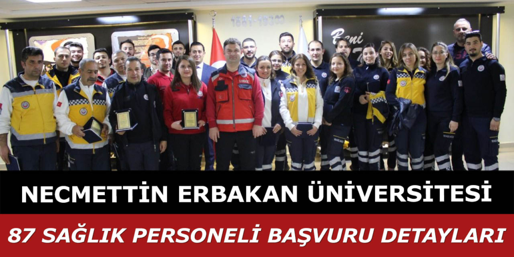 Erbakan Üniversitesi 87 Personeli Başvuru Detayları