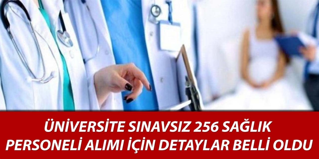 256 Sağlık Personeli Alımı Başvuru Detayları