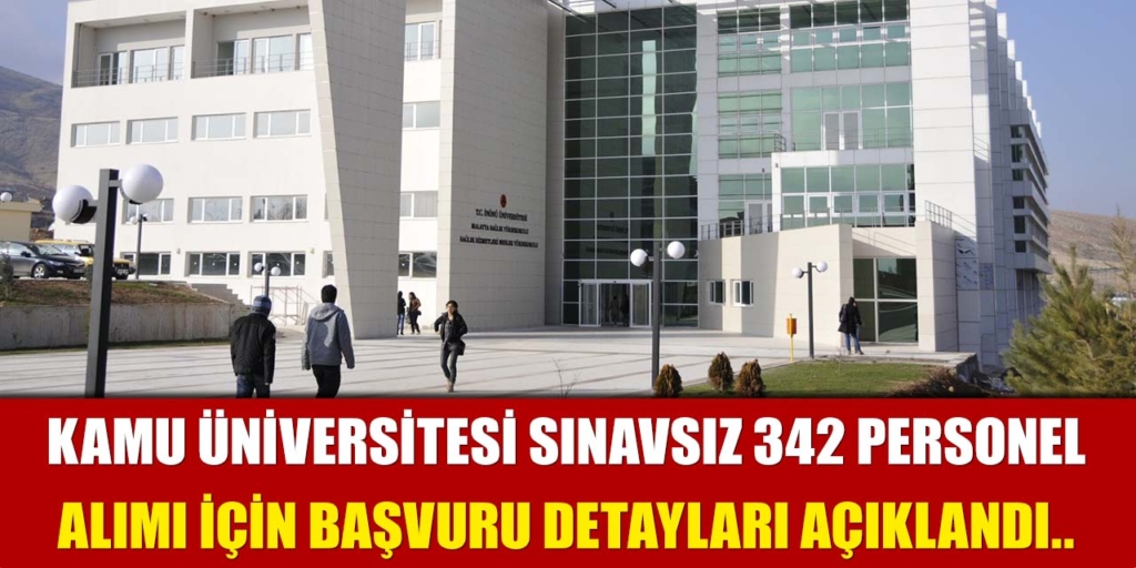Kamu Üniversitesi 342 Personel Başvuru Detayları