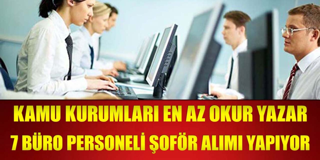 Belediyeler 7 Büro Personeli Şoför Mühendis İşçi Alımları Açıklandı