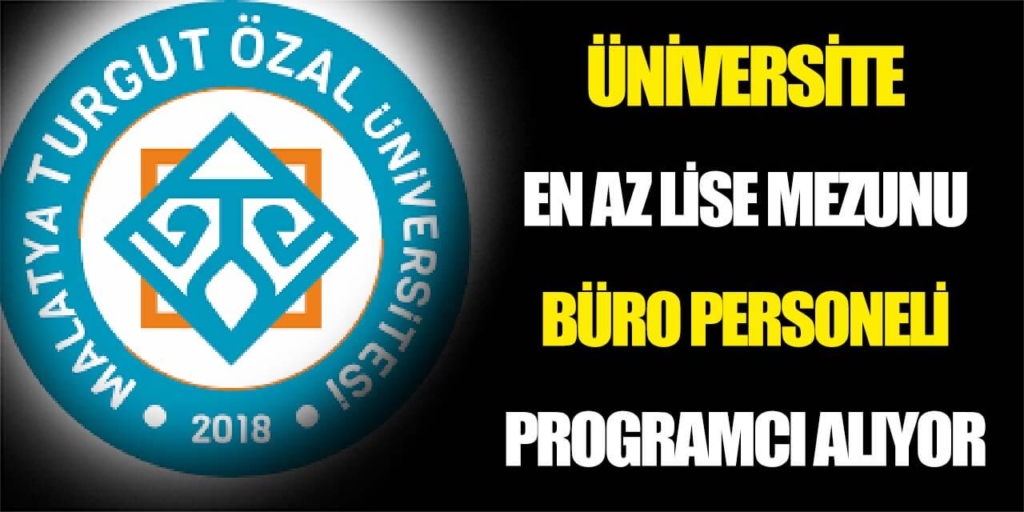 Üniversite En Az Lise Mezun Büro Personeli Programcı Alım Resmi Gazete’de