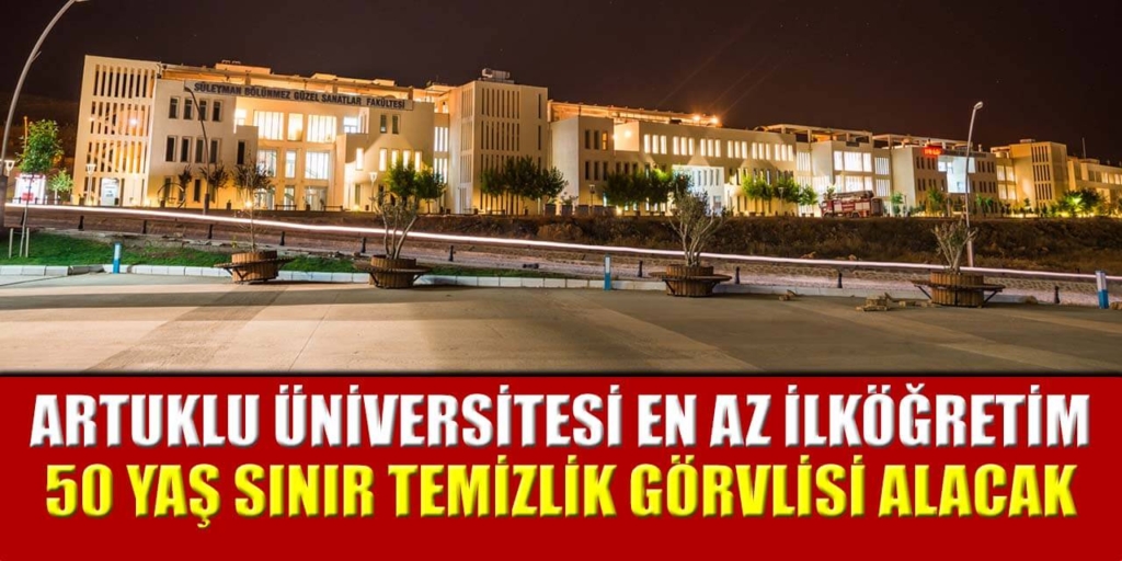 Artuklu Üniversitesi En Az İlkokul 50 Yaş Sınır 5 Temizlik Görevlisi Alımı Yayımlandı