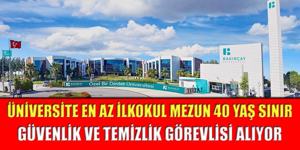 Üniversite En Az İlkokul Mezun 40 Yaş Sınır Güvenlik Temizlik Görevlisi Alıyor