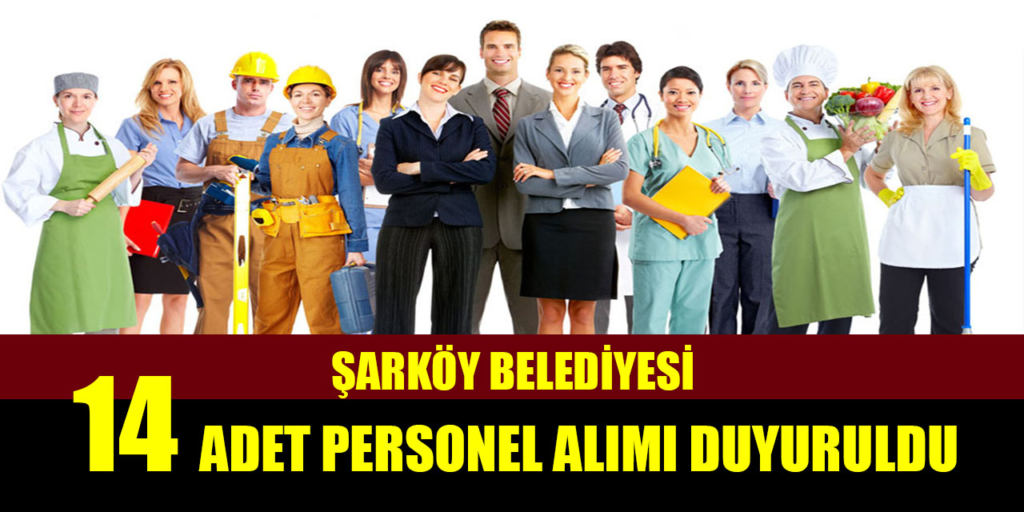 Şarköy Belediye Başkalığı Personel Alımı İlanı Yayımlandı