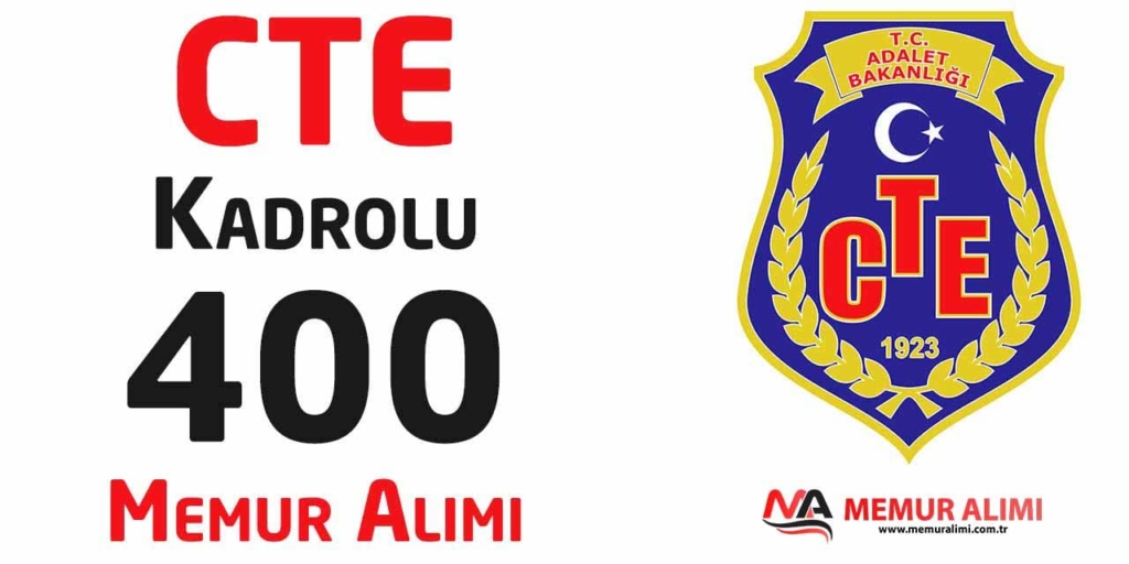 Adalet Bakanlığı CTE 400 İdare Memuru Alacak