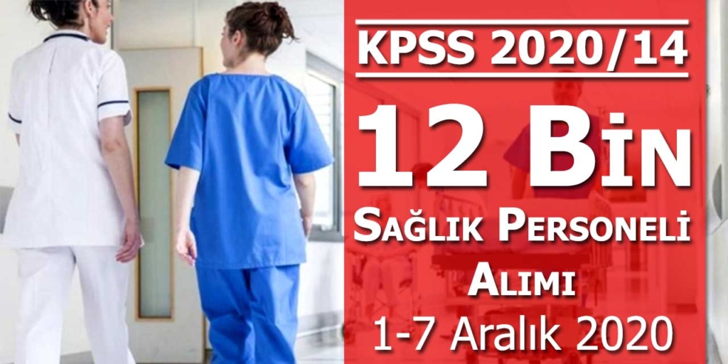 KPSS 2020/14 Sağlık Bakanlığı 12 Bin Personel Alımı Resmi Gazetede