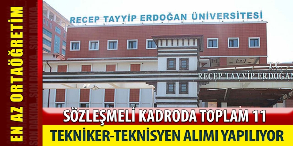 Kamu Üniversitesi 11 Sözleşmeli Personel Alımı Açıkladı