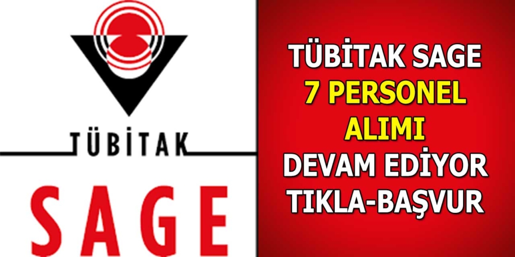 TÜBİTAK 7 Personel Alımı Devam Ediyor