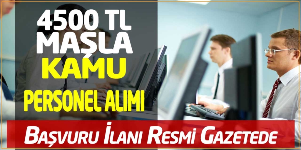 En az 4500 TL Maaşla 78 Memur Alımı Başvuru Ekranı
