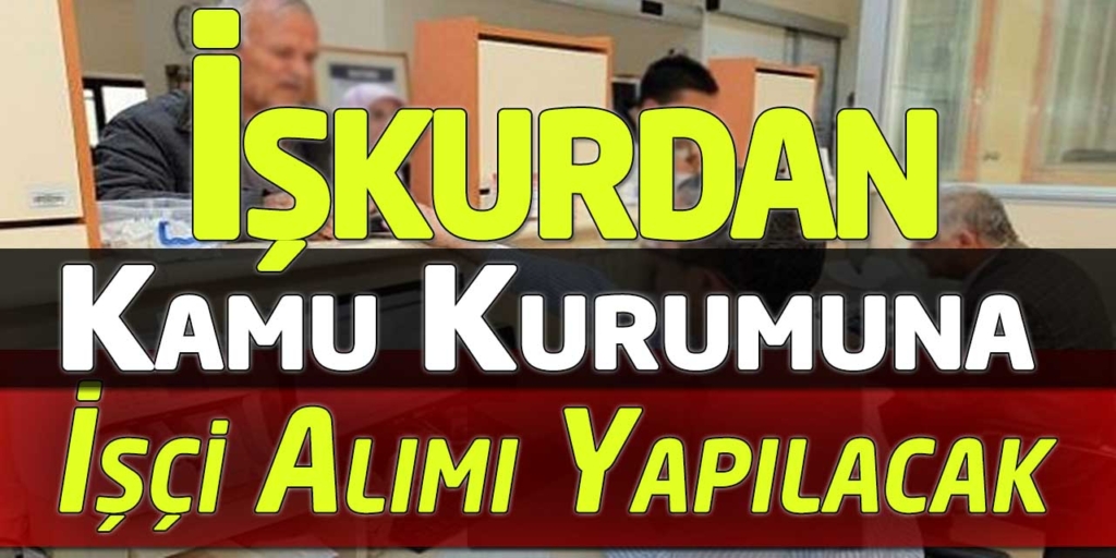 Kamu Kurumuna En Az İlköğretim İşçi Alımı