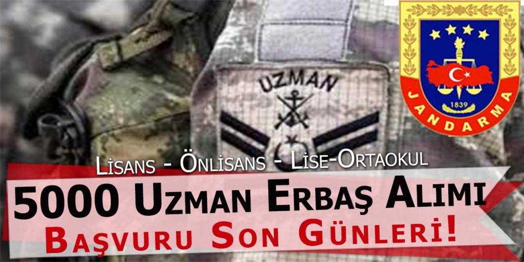 Jandarma 5000 Personel Alımı Son Günler