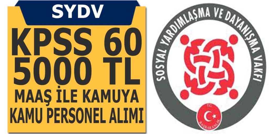 Kamuya KPSS 60 İle Kamu Personeli Alımı