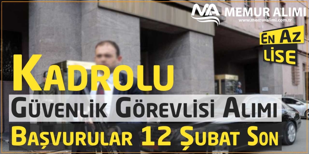 Kamu Üniversitesine En Az Lise 7 Güvenlik Görevlisi Alınacak