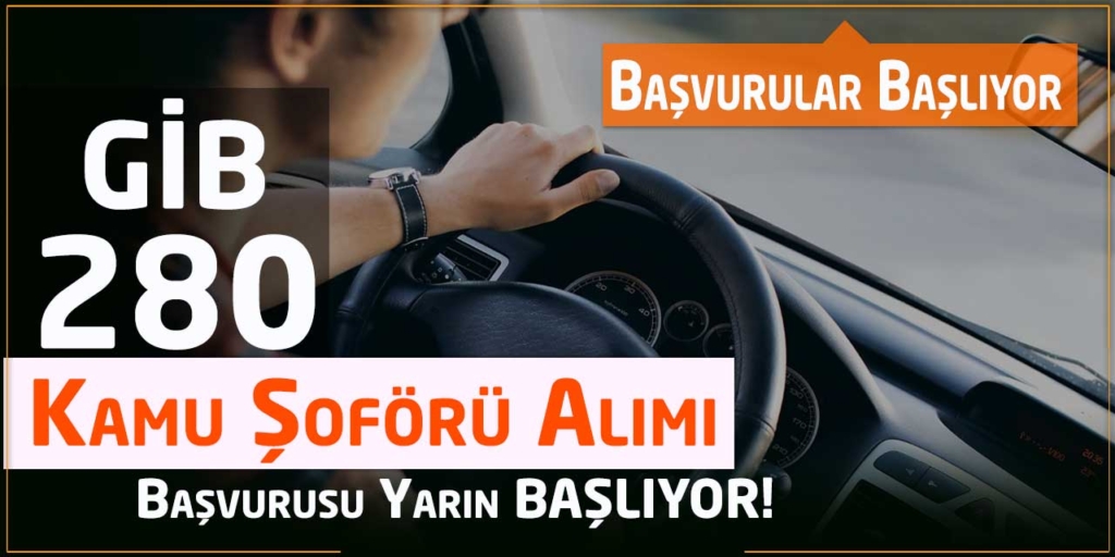 Kamu Kurumuna 280 Şoför Alımı Başlıyor