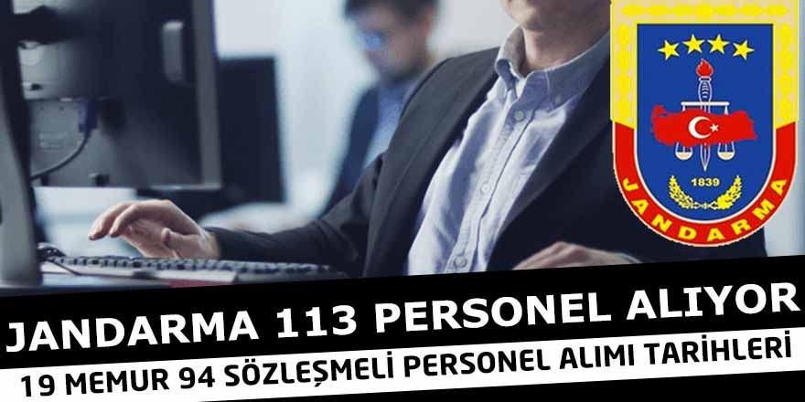 JGK 113 büro personeli, tekniker ve memur alımı