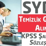 SYDV İŞKUR’ Dan Temizlik Görevlisi Alımı
