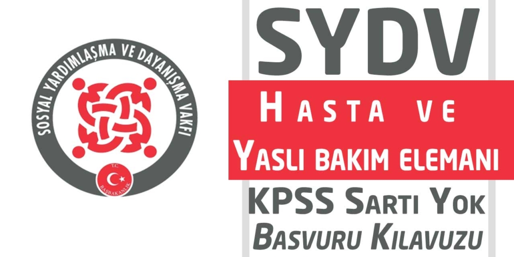 SYD Vakfına Sözleşmeli 4 Personel Alımı Yapılacak