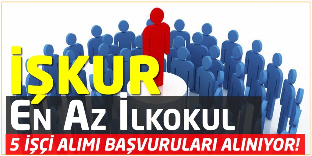 En Az İlkokul Belediye 5 Personel Alımı Duyurusu