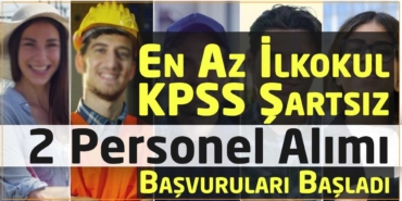 Belediye En Az İlkokul İŞKUR 2 Personel Alımı Belediye En Az İlkokul İŞKUR 2 Personel Alımı