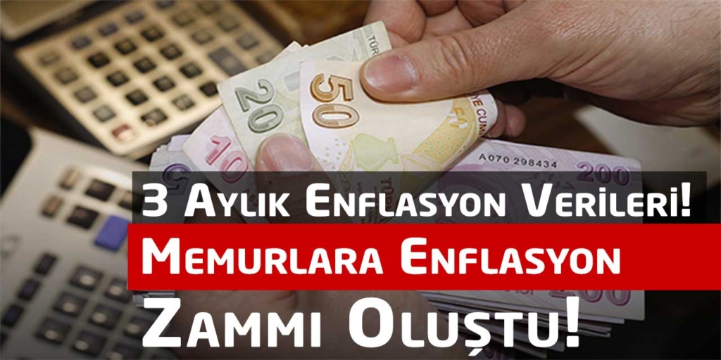 Memurlar İçin 3 Aylık Enflasyon Zammı Oluştu