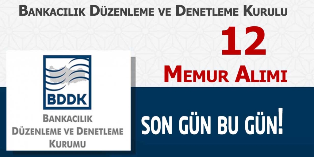 Kamu Kurumuna Yüksek Maaş İle 12 Memur Alımı Son Günü