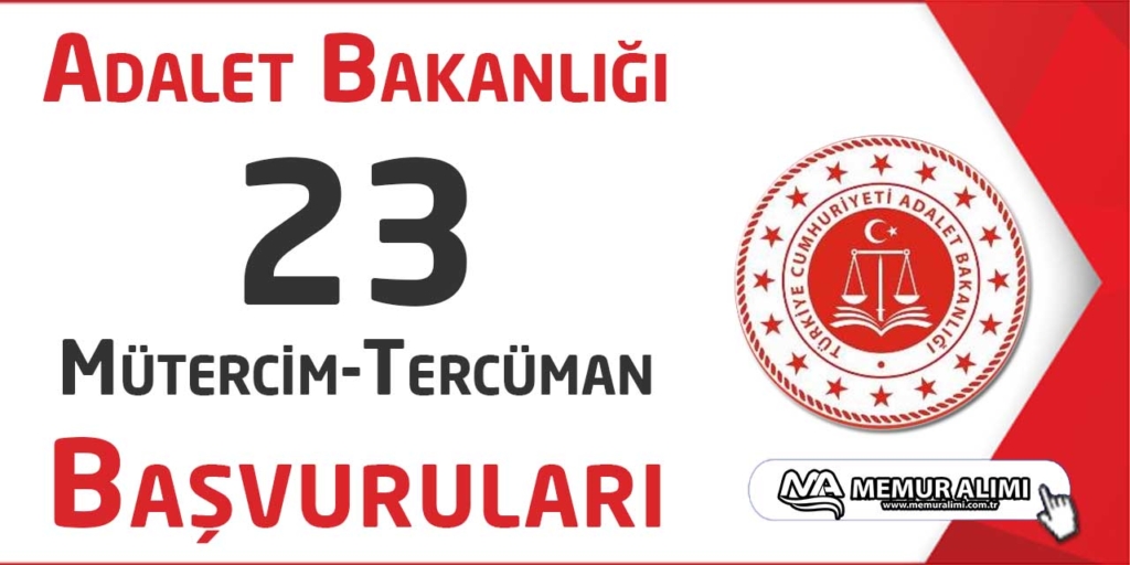 Adalet Bakanlığı Yüksek Maaş 23 Kamu Personeli Alınacak