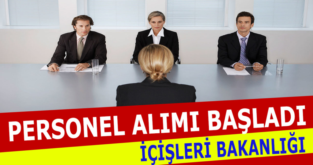 İçişleri Bakanlığı Kamu Memur Alımı İlanları