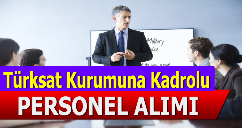 Türksat Pazarlama Uzmanı Alımı