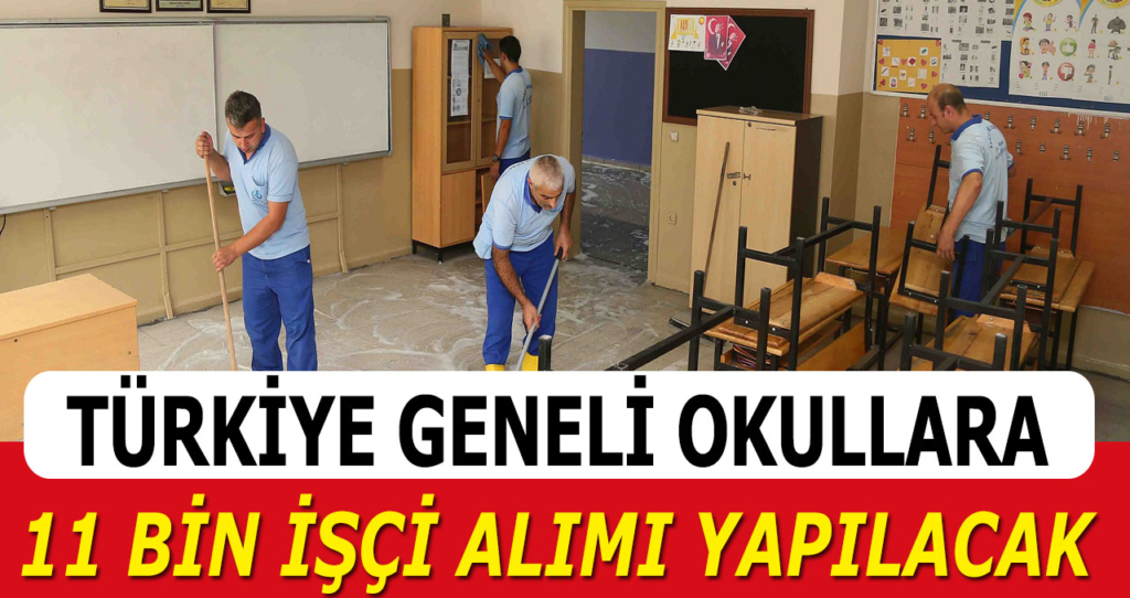 Milli Eğitim Bakanlığı TYP Temizlik Personeli Alımı İlanları Yayınlandı