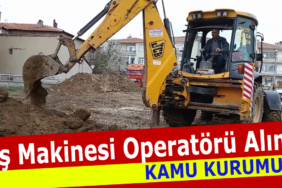İş Makinesi Operatörü Alımı İlanları