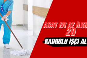 ASAT İlkokul-Ortaokul-Lise-Üniversite Kadrolu 20 Personel Alımı