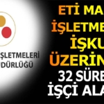 Eti Maden 32 İşçi Alımı Yapacak