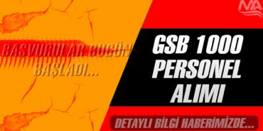 GSB Yeni 1000 Kamu Personel Alımı Başvuruları Bugün Başladı