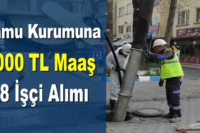 12 Farklı Kadroya 5436 TL Maaş İle Kamuya 48 İşçi Alımı Yapılacak