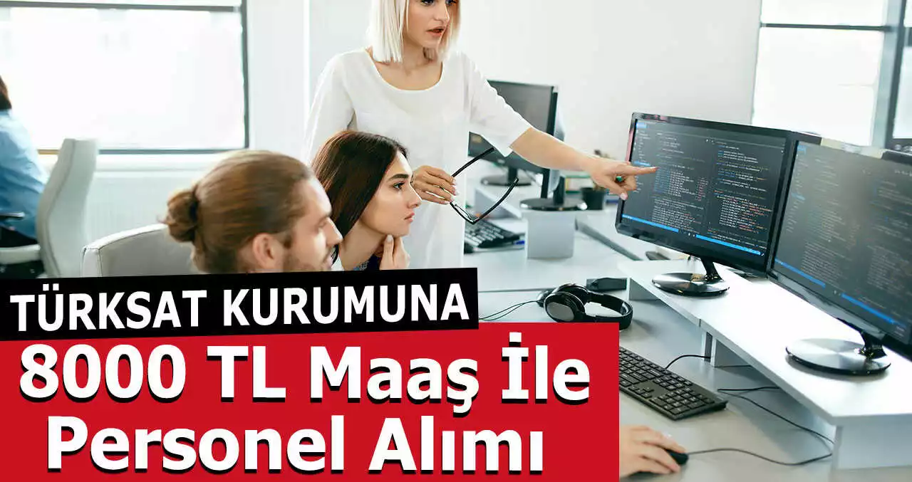 TÜRKSAT 3 Adet Analiz Personeli Alımı Yapacak