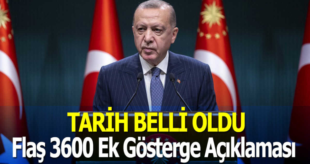 Tarih Belli Oldu! Son Dakika 3600 Ek Gösterge Açıklaması!