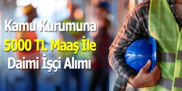 Belediye Başkanlığına Daimi Depolama İşçisi Alımı Yapılacak