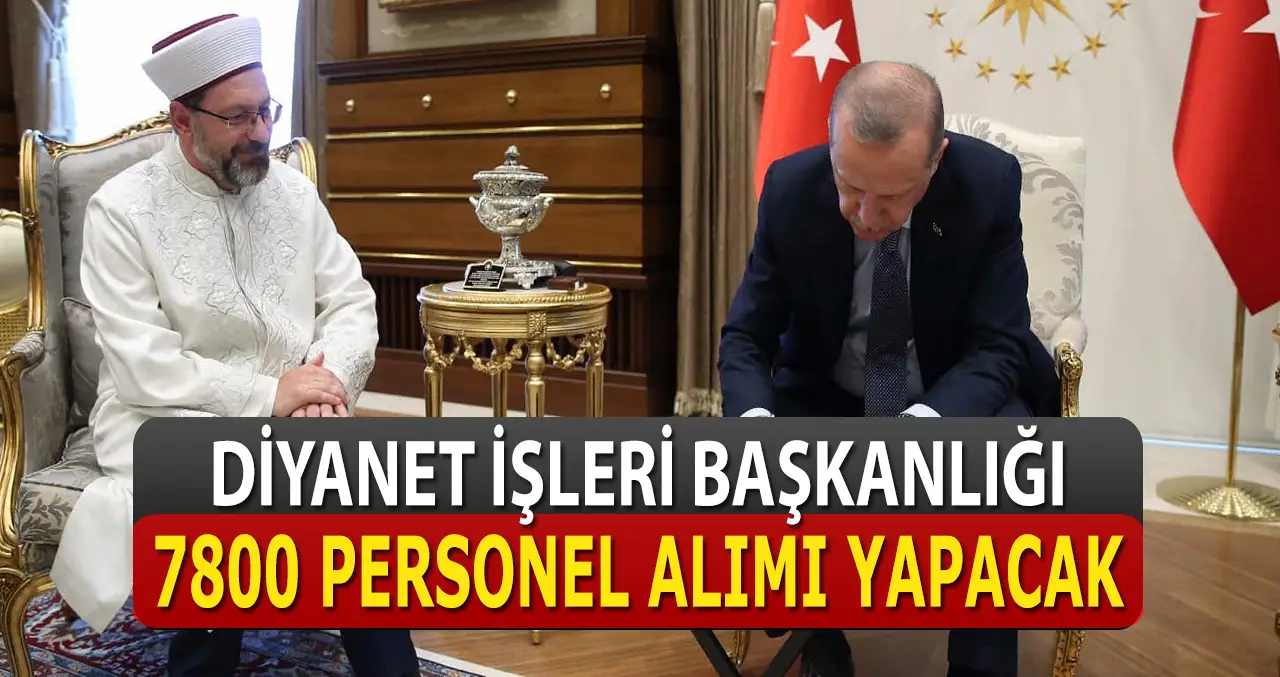 Diyanet İşleri Başkanlığı KPSS İle Türkiye Genelinde Personel Alımı