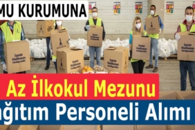 İZENERJİ Kurumuna Daimi Kadrolu 5 Gıda Dağıtım Personeli Alımı
