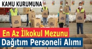 İZENERJİ Kurumuna Daimi Kadrolu 5 Gıda Dağıtım Personeli Alımı