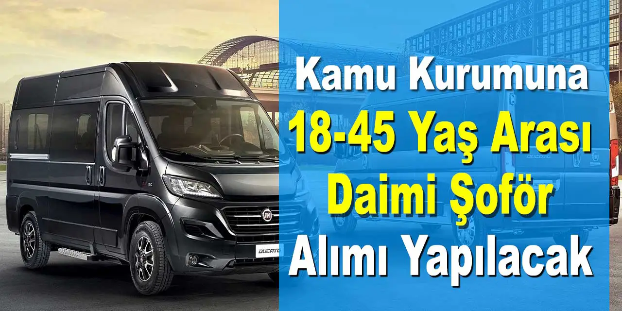 Erzincan Çayırlı Belediyesi Sınavsız Şoför Alımı Yapacak