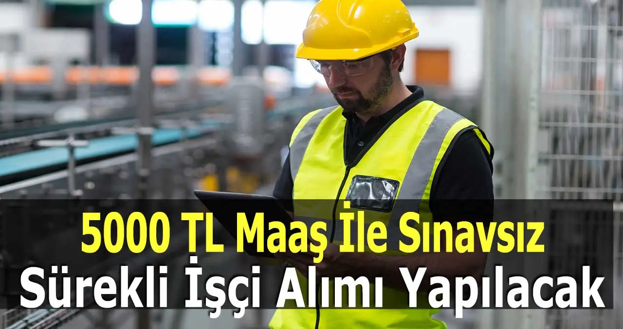 İstanbul Çevre Yönetimi (İSTAÇ) Kadrolu işçi Alımı