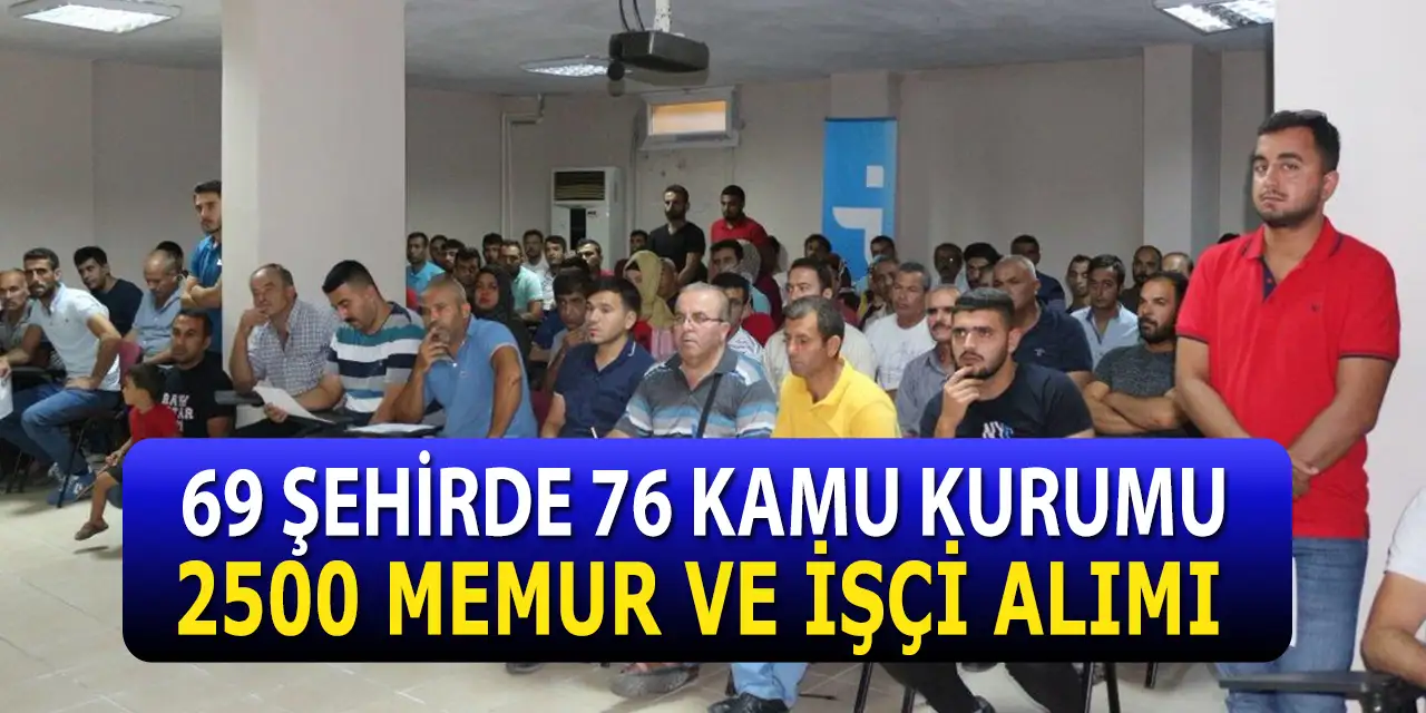 İşkur Üzerinden 69 Şehirde 76 Kamu Kurumu İŞKUR İşçi Alımı Yapacak