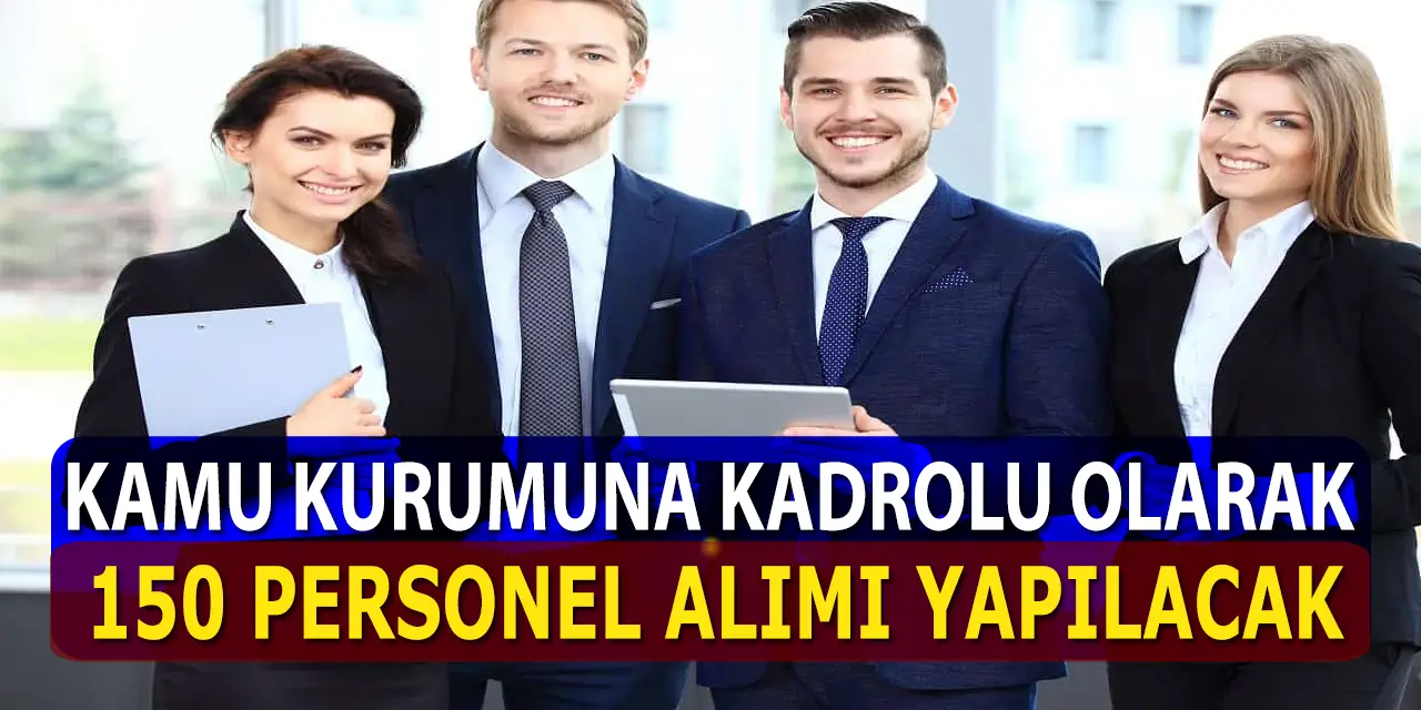 Ankara Büyükşehir Belediyesi Kadrolu 150 Kamu Personel Alımı