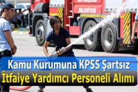 ESPARK Kurumu İtfaiye Yardımcı Personeli Alımı