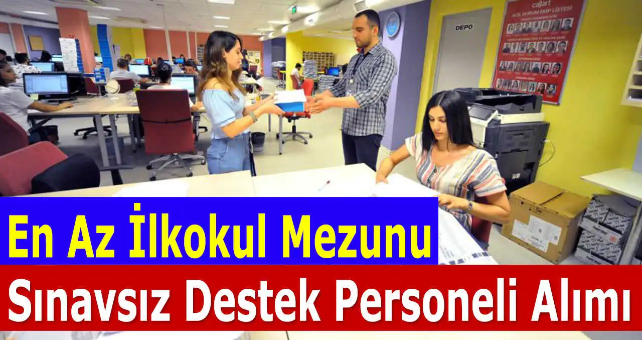 Gömeç Personel Kurumu KPSS Şartsız Kamu Memur Alımı